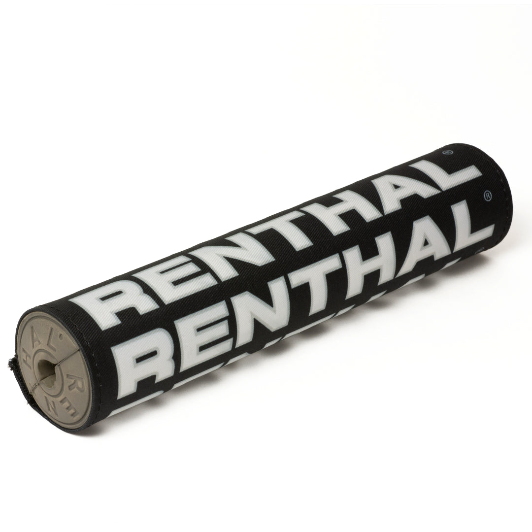Renthal Vintage Cloth SX Bar Pad - Black/Silver/White