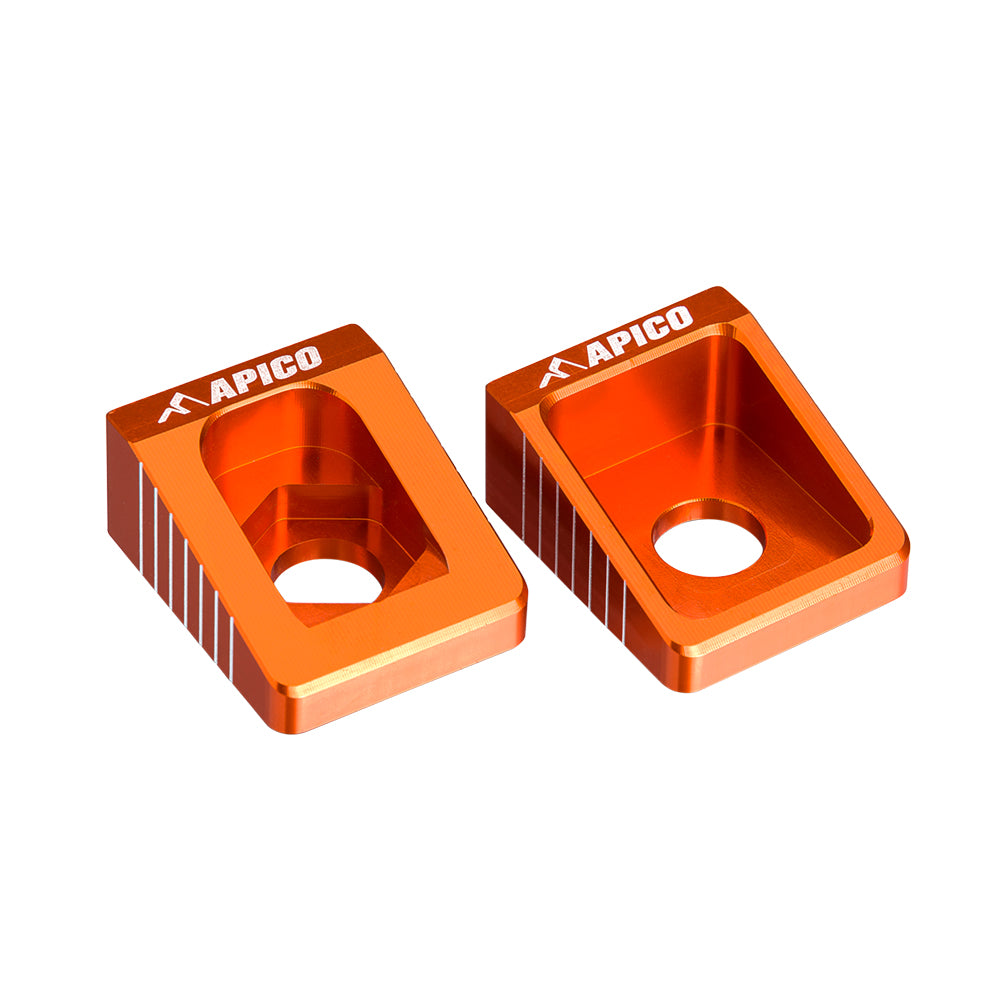 Apico Rear Axle Block KTM SX65 02-15 Orange