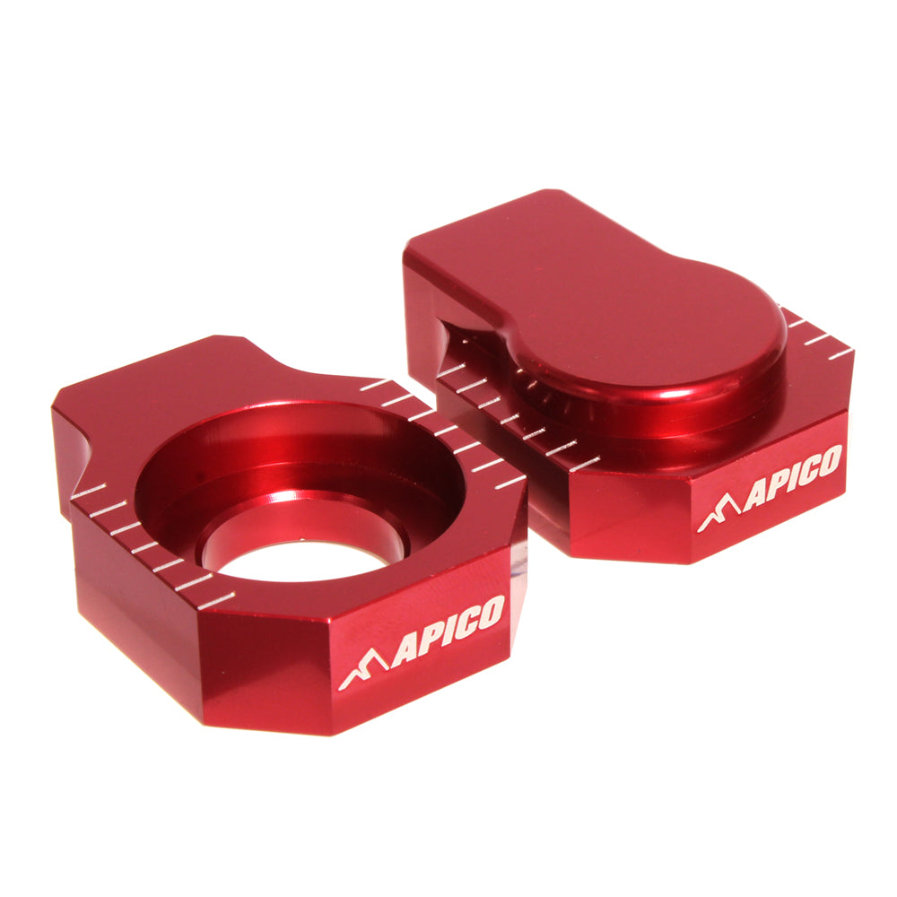 Apico Rear Axle Block GAS GAS EC/XC200-300 18-20 Red