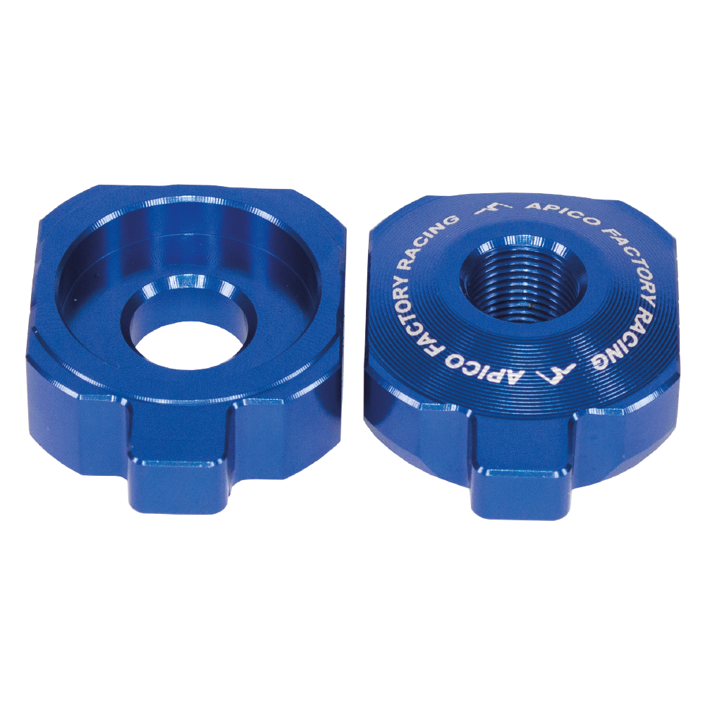 Apico Rear Axle Block KTM/HQV/GAS SX/SX-E50 20-23, TC/EE-50 20-23, MC/MC-E5 21-23 Blue