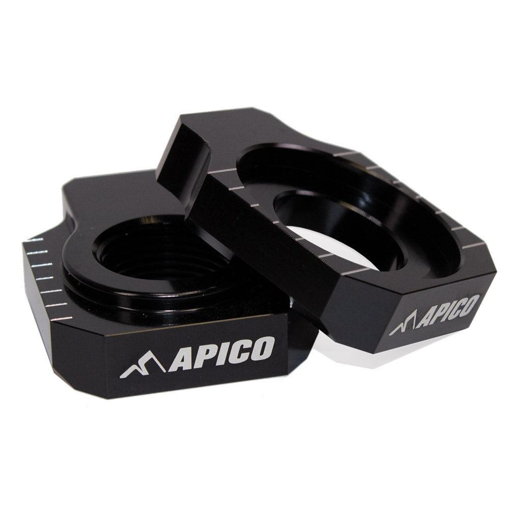 Apico Rear Axle Block KTM/HQV/GAS SX/SX-F125-450 2023, TC/FC/FX125-450 2023, MC-F250-450 FACTORY ED 2023 Black