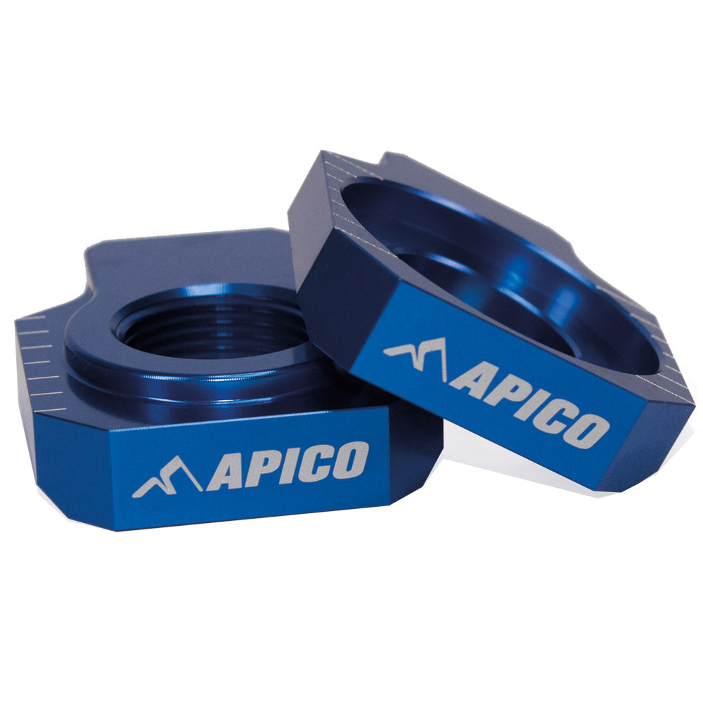 Apico Rear Axle Block KTM/HQV/GAS SX/SX-F125-450 2023, TC/FC/FX125-450 2023, MC-F250-450 FACTORY ED 2023 Blue