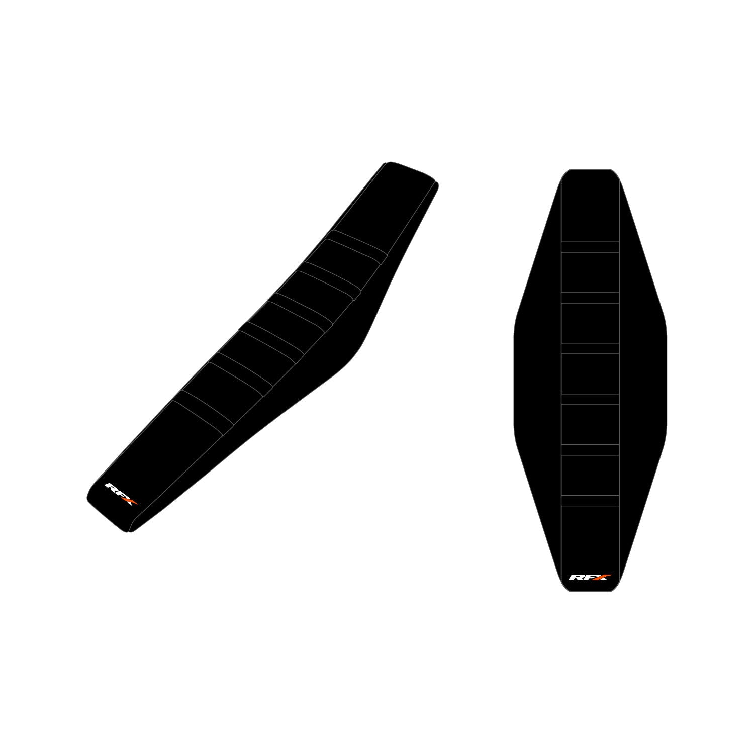 RFX Pro Ribbed Seat Cover Gas Gas (Black Side/Black Top/Black Ribs) MC85 21-24