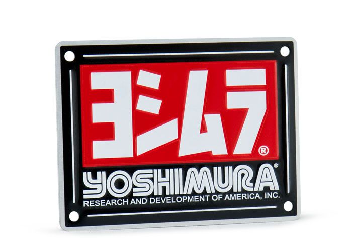 Yoshimura Replacement RS-4 Exhaust Logo (Metal)