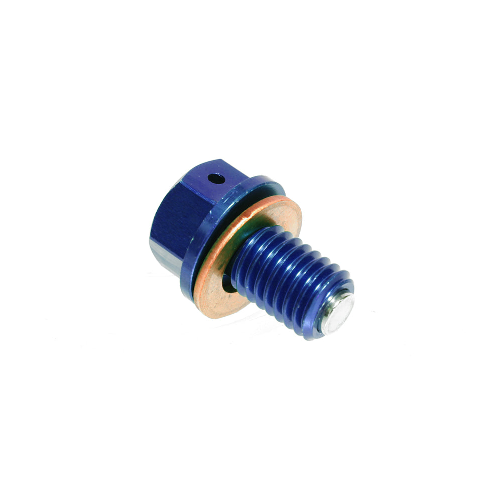 Apico Magnetic Sump Bolt KAWASAKI KX250F 21-25, KX450F 19-25, KX250XC/450XC 21-25 Blue
