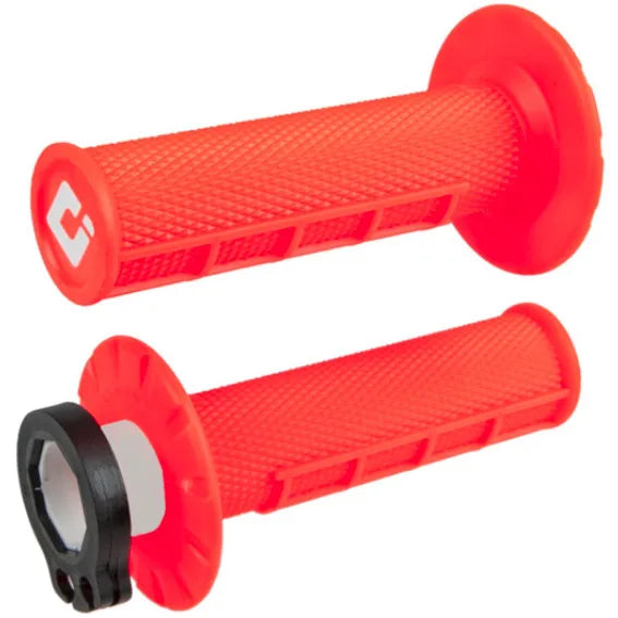 ODI Lock-On Grips Half Waffle Flo Orange