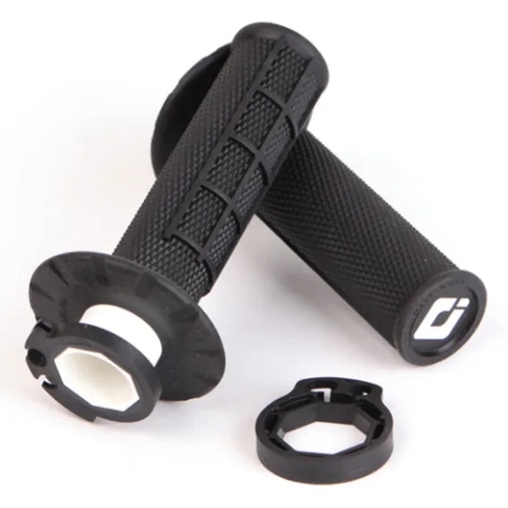 ODI Lock-On Grips Half Waffle Black