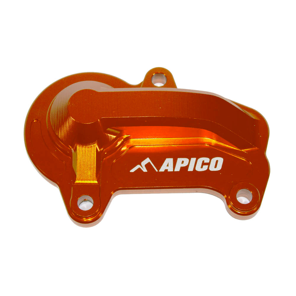 Apico Water Pump Cover KTM/HQV/GAS SX/TC/TX250 19-22, EXC/TPI/TE250-300 19-23, MC/EC/EX250-300 21-23 Orange
