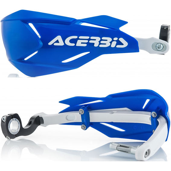 Acerbis X-Factory Handguards Complete with fitting kit Blue/White