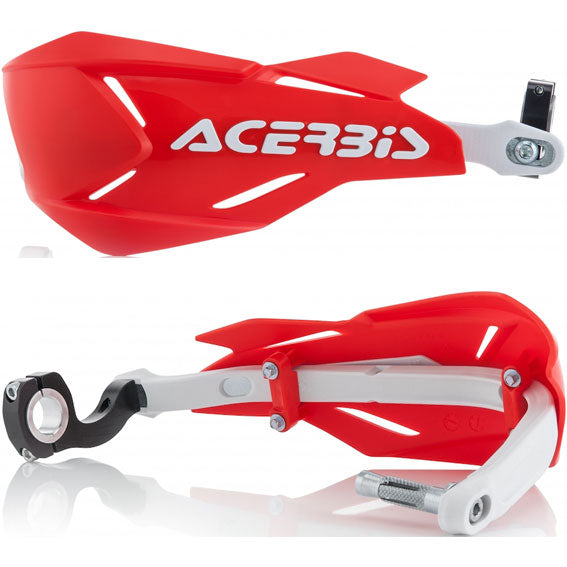 Acerbis X-Factory Handguards Complete with fitting kit Red/White