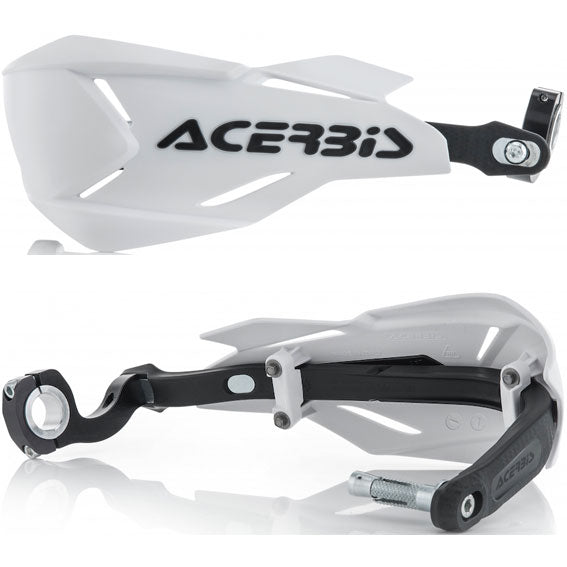 Acerbis X-Factory Handguards Complete with fitting kit White/Black