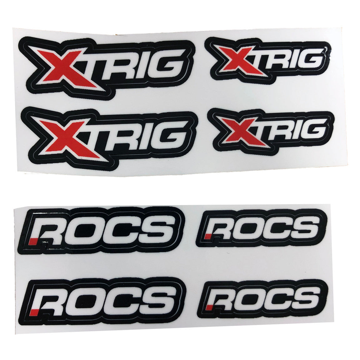 Xtrig Replacement Rocs Pro Triple Clamps Sticker Set