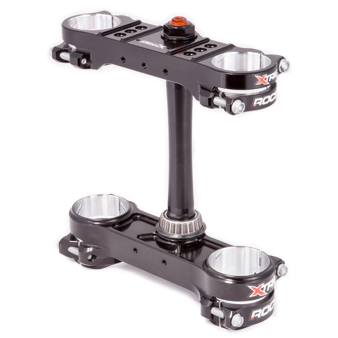 Xtrig Rocs Pro Triple Clamps Black KTM SX/SXF/EXC 13-22 Husqvarna TC/FC/TE/FE 14-23 Gas Gas MC/EN 21-23 (OS 20-22mm)