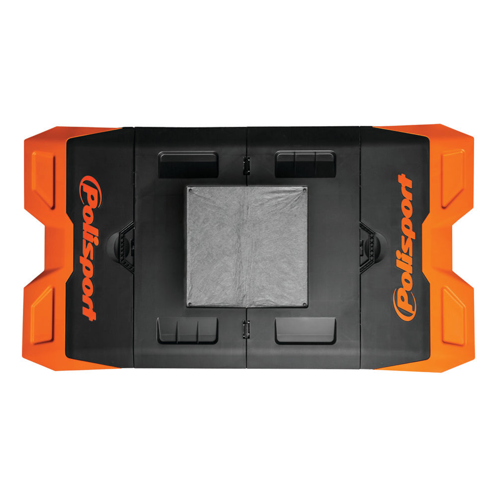Polisport Moto Pad Bike Mat Foldable Black/Orange