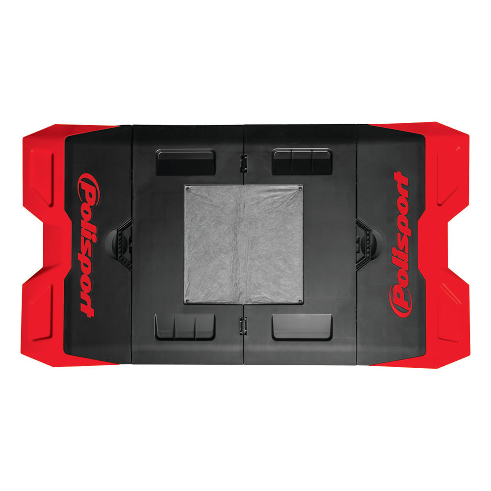 Polisport Moto Pad Bike Mat Foldable Black/Red