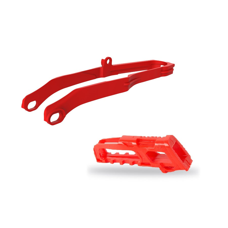 Polisport Chain Guide/Slider Kit HONDA CRF250R/RX 20-23, CRF450R/RX 19-23 Red