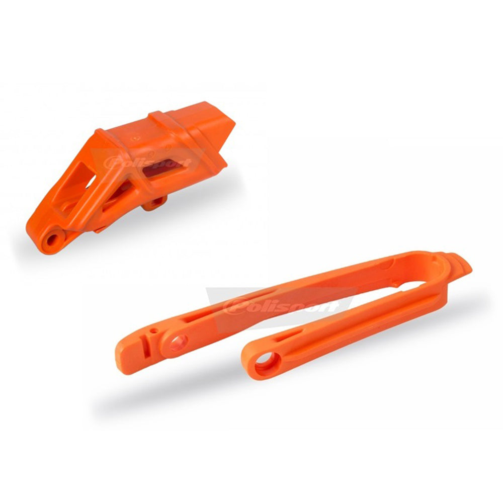 Polisport Chain Guide/Slider Kit KTM EXC/EXC-F 17-23 Orange