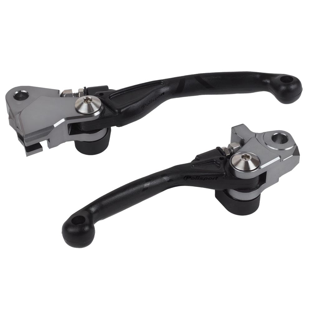 Polisport Pivot Levers KTM/HUSKY SXF250-450/SX250/EXC250-300/EXCF250-450 14-23, FC/FE 14-16 Black
