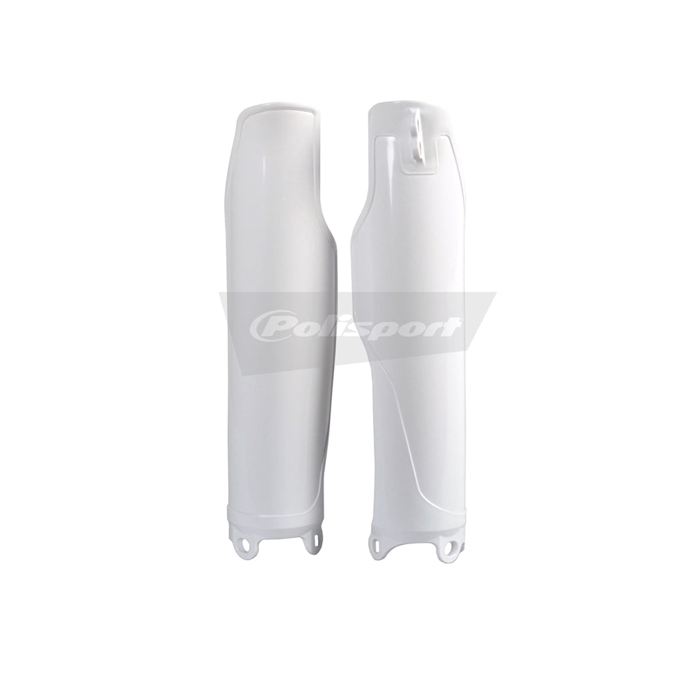 Polisport Fork Guards KAWASAKI KX250F/450F 09-23 White