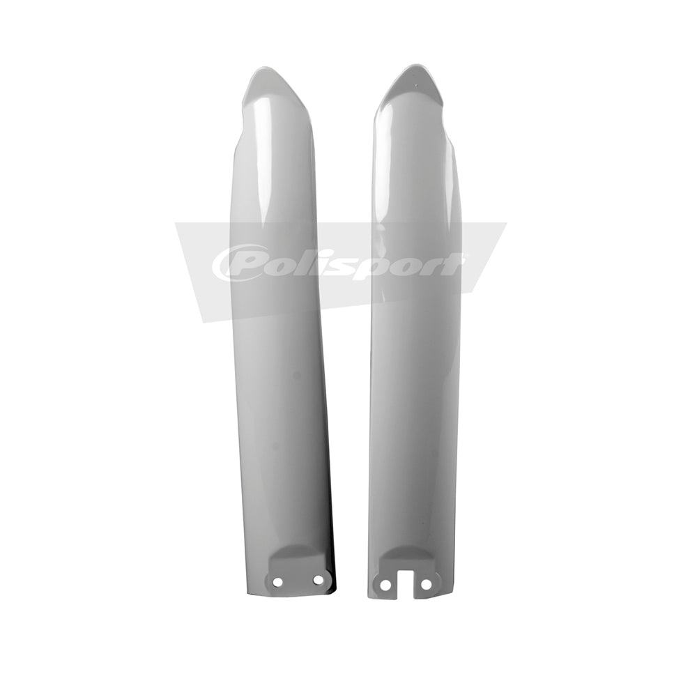 Polisport Fork Guards KAWASAKI KX125-250 94-03, KX500 94-04 White