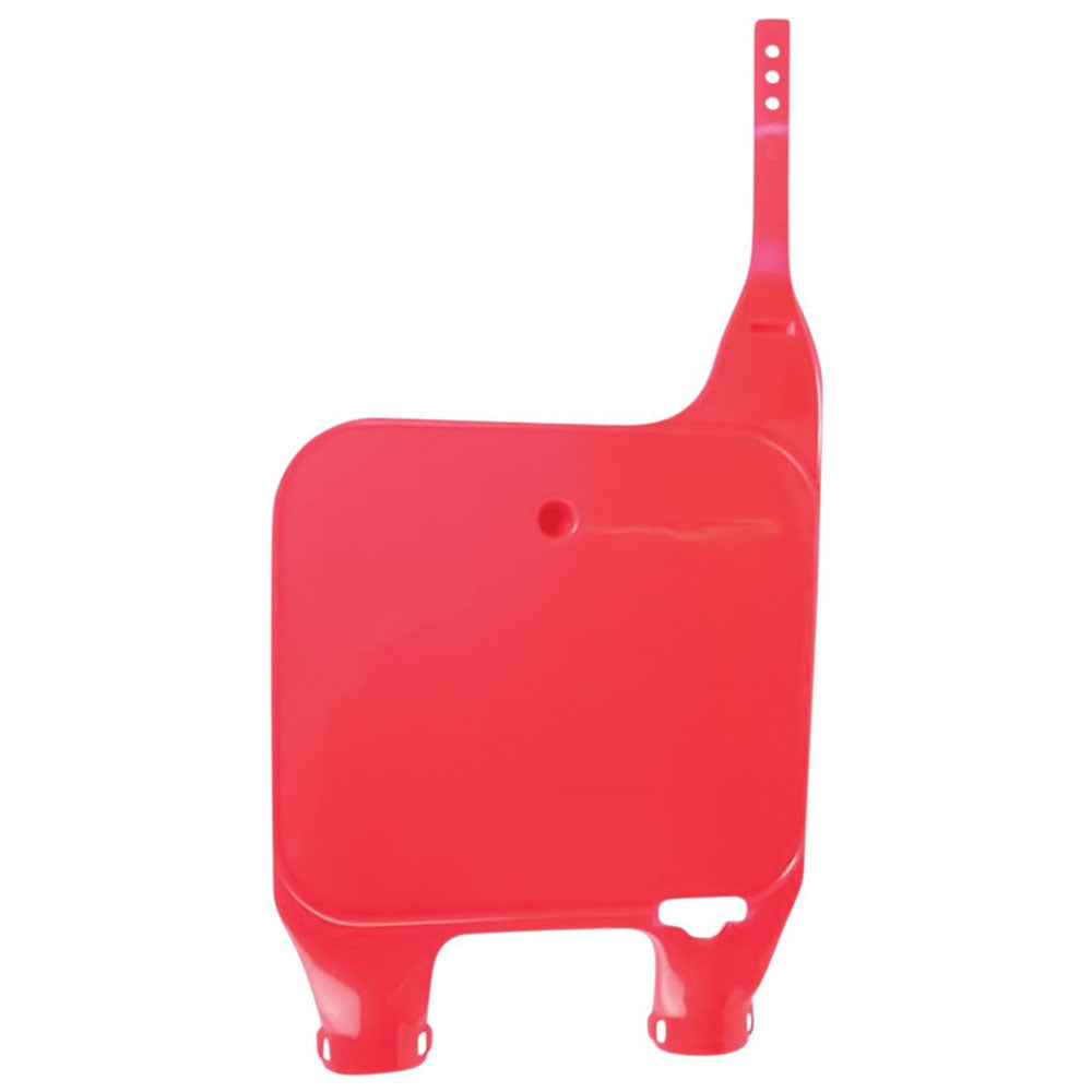 Polisport Front Number Plate HONDA CR125-250 90-94, CR500 90-94 Fluo Red