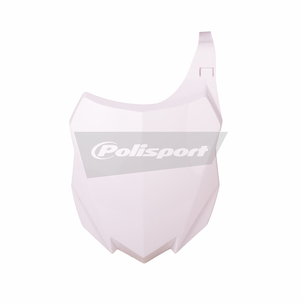 Polisport Front Number Plate KAWASAKI KX250F 13-16, KX450F 13-15 White