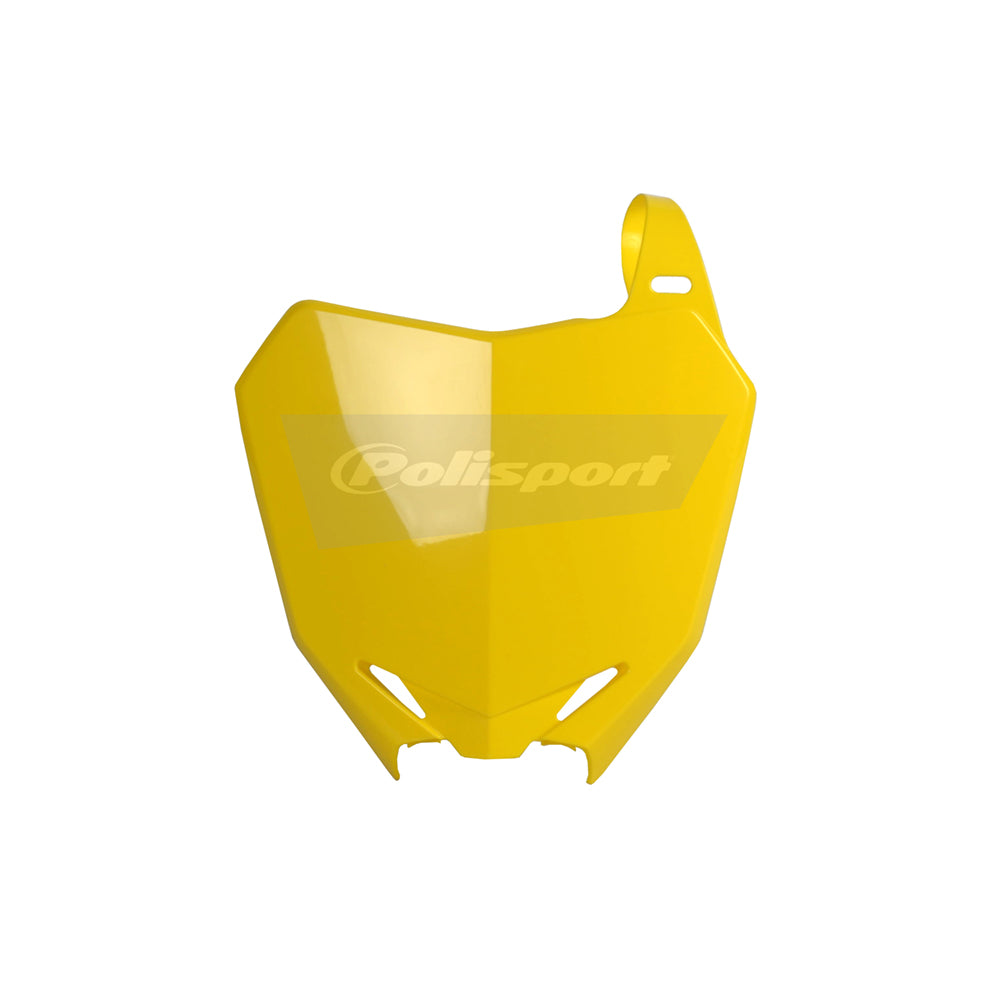 Polisport Front Number Plate SUZUKI RM-Z250 10-18, RM-Z450 08-17 Yellow