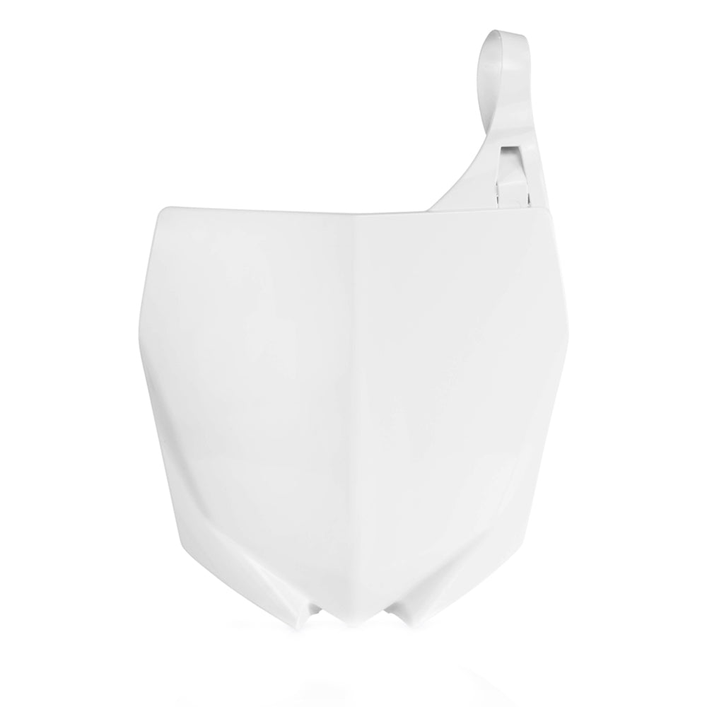 Polisport Front Number Plate YAMAHA YZ65 19-23, YZ85 15-23 White