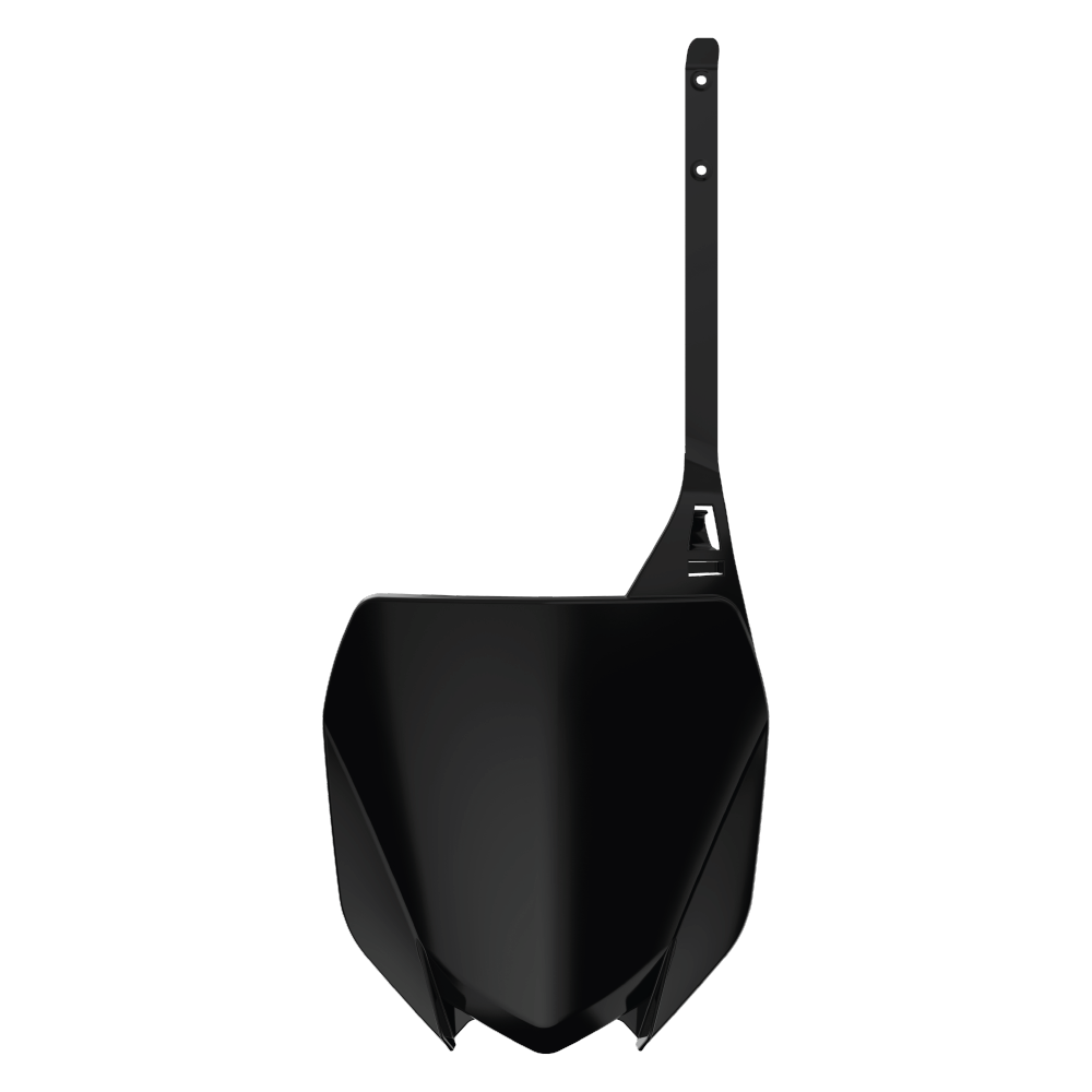 Polisport Front Number Plate YAMAHA YZ125-250 21-23, YZ250F 19-23, YZ450F 18-22, YZ250FX 20-23, YZ450FX 19-23 Black