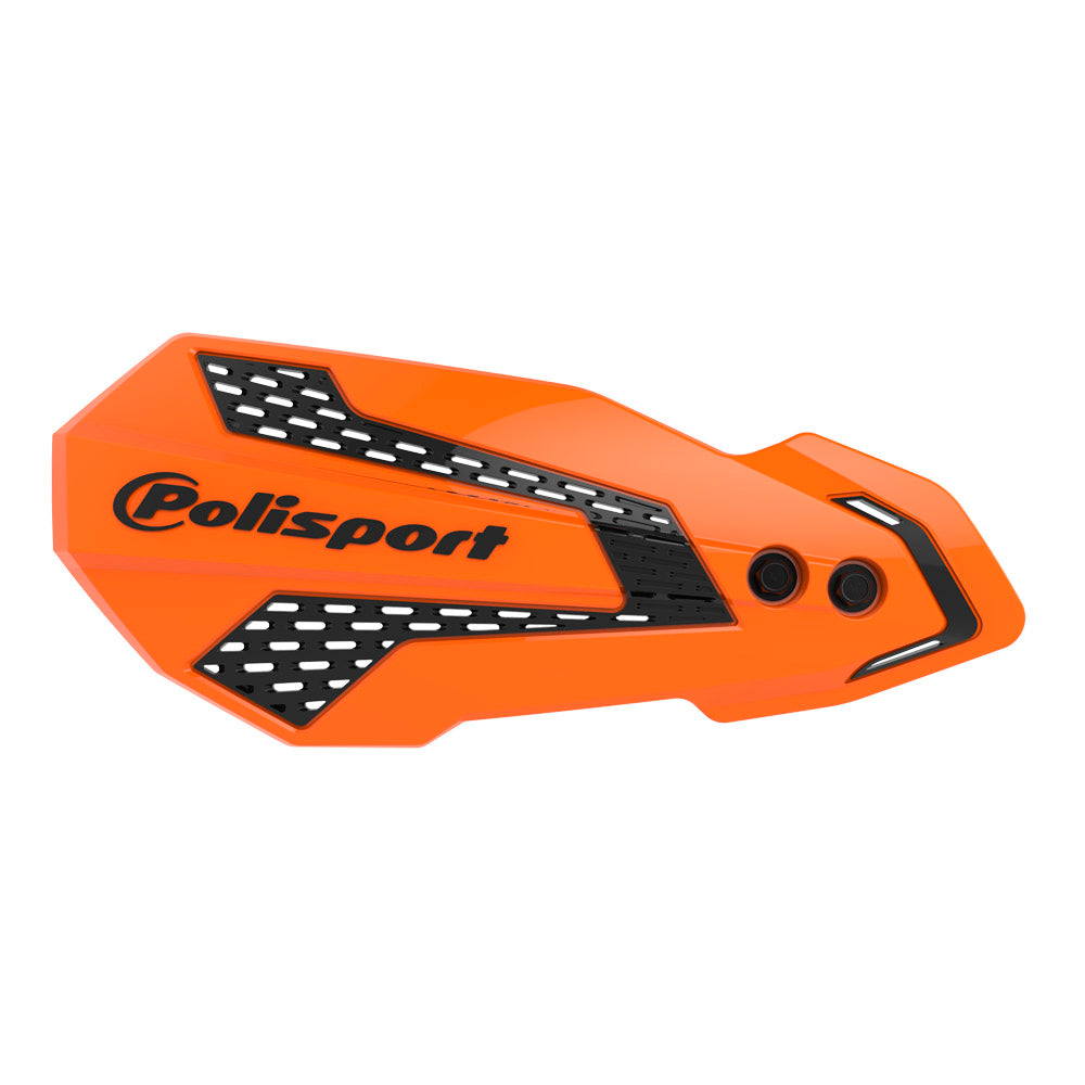 Polisport MX Flow Hand Guards KTM/HQV/GAS SX/EXC/TC/FC 14-26, TE/FE 14-21+25-26, MC/MC-F 21-23 Orange/Black