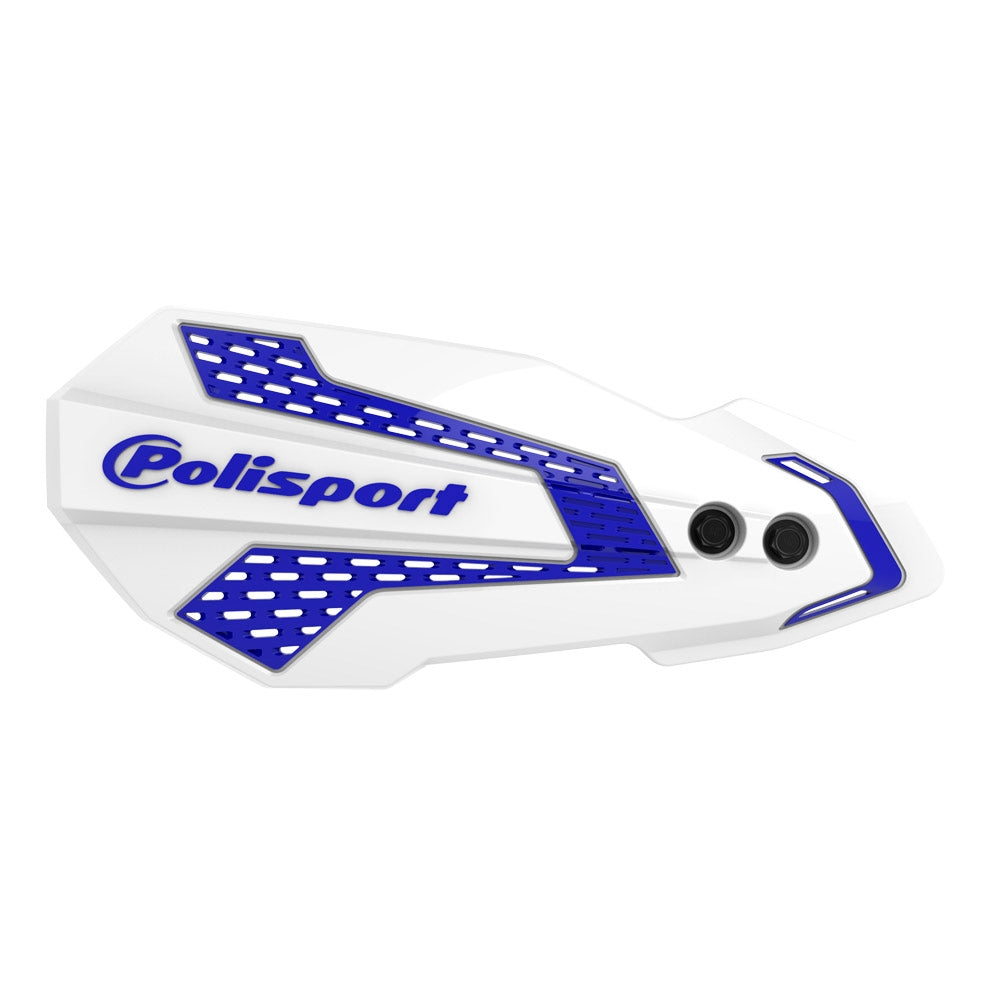 Polisport MX Flow Hand Guards YAMAHA YZ/YZF/WR 08-23 White/Blue