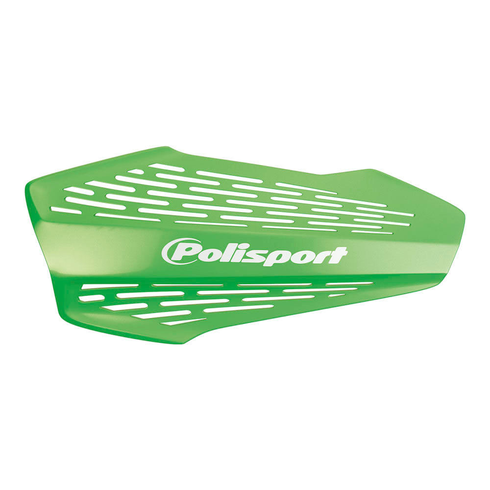 Polisport MX Force Hand Guard with universal Fitting Kit Green
