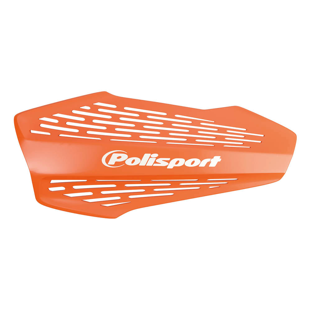 Polisport MX Force Hand Guard with universal Fitting Kit Orange
