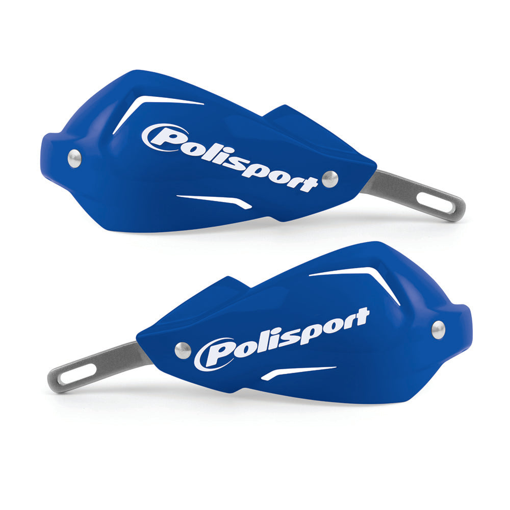 Polisport Touquet Hand Guards with Fitting Kit Blue