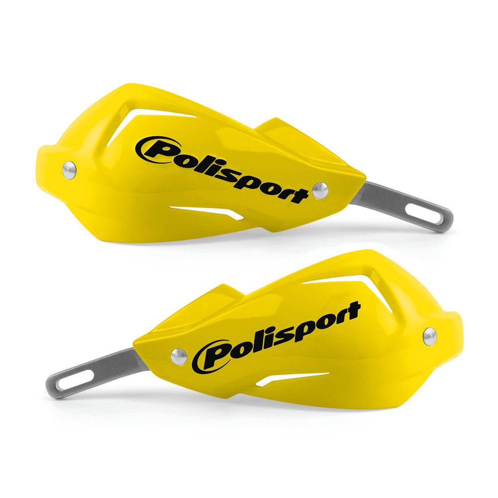 Polisport Touquet Hand Guards with Fitting Kit Yellow