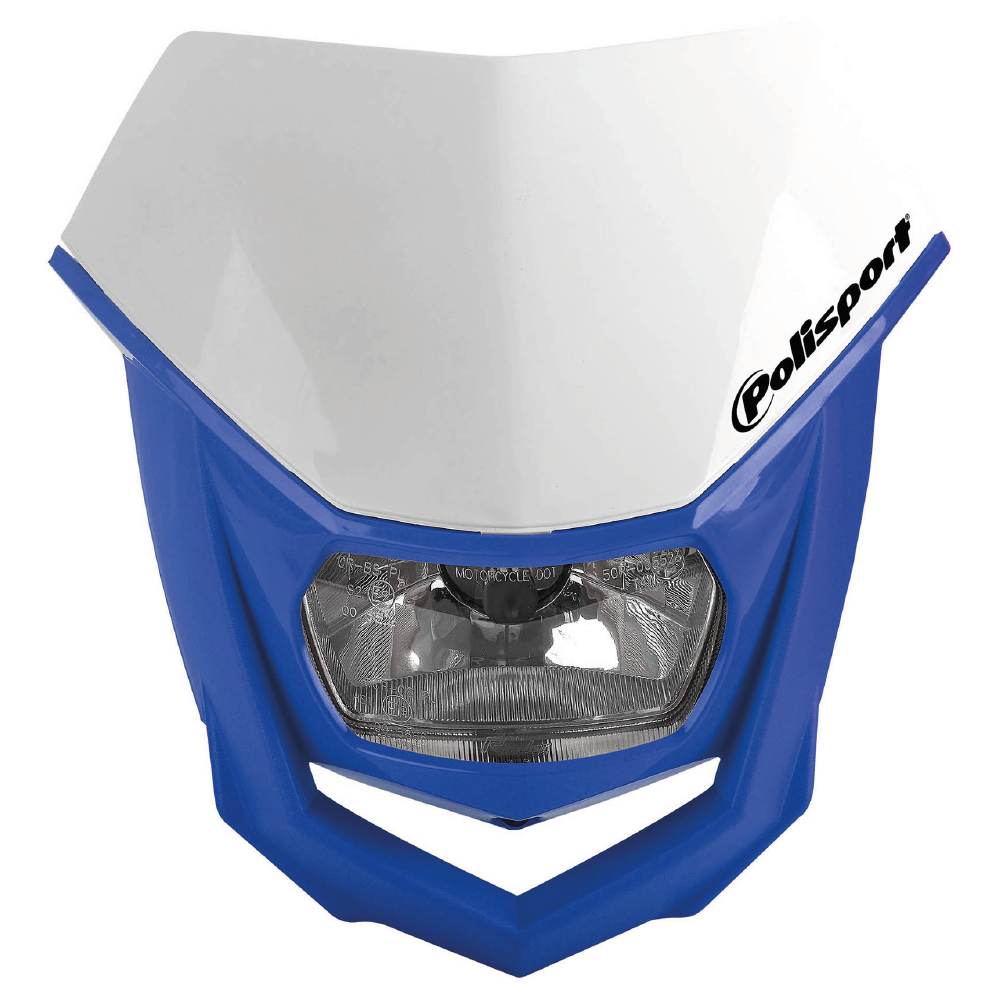 Polisport Halo Headlight White/Blue