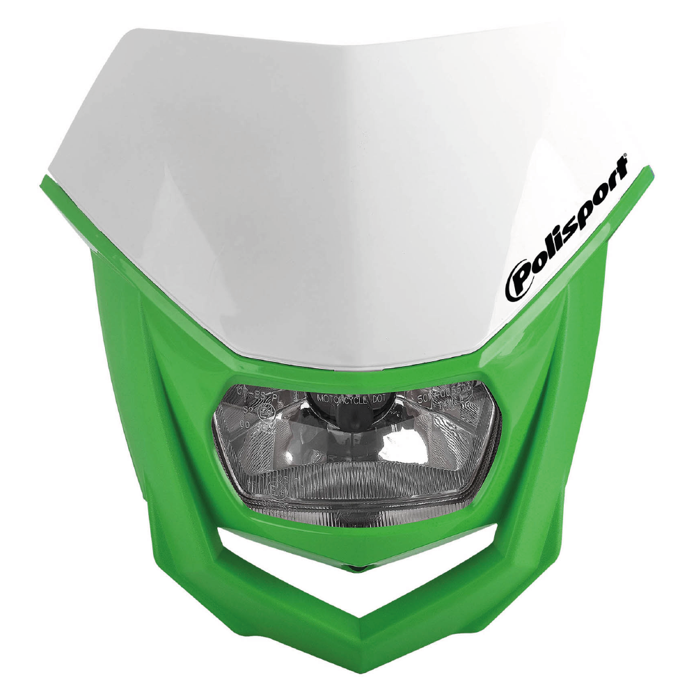 Polisport Halo Headlight White/Green