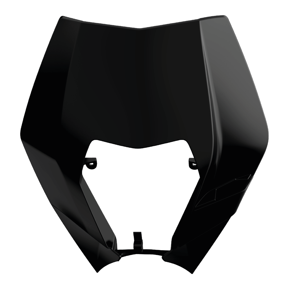 Polisport Headlight Mask KTM EXC/EXC-F/XC-W/XCF-W 08-13 Black