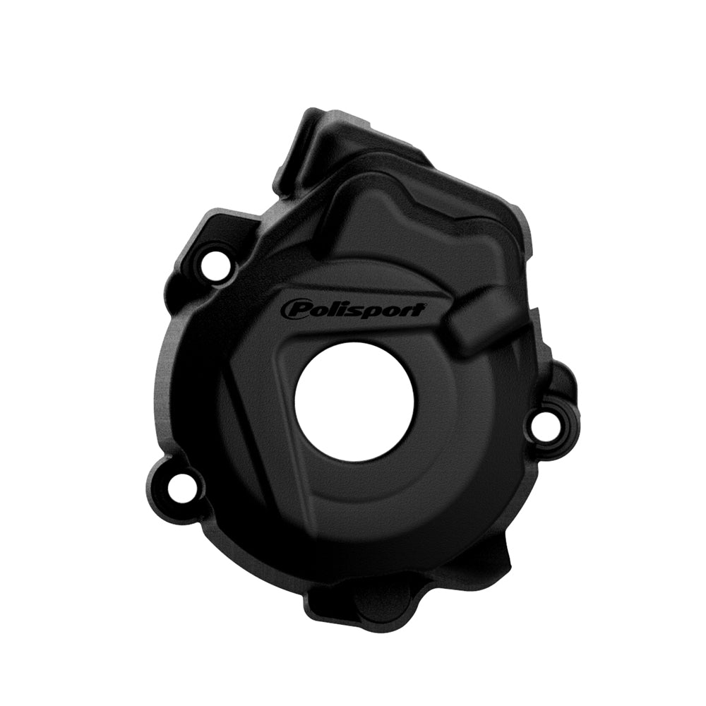 Polisport Ignition Cover Protector KTM/HUSKY SX-F250 13-15, SX-F350 12-15, FC250-350 14-15 Black