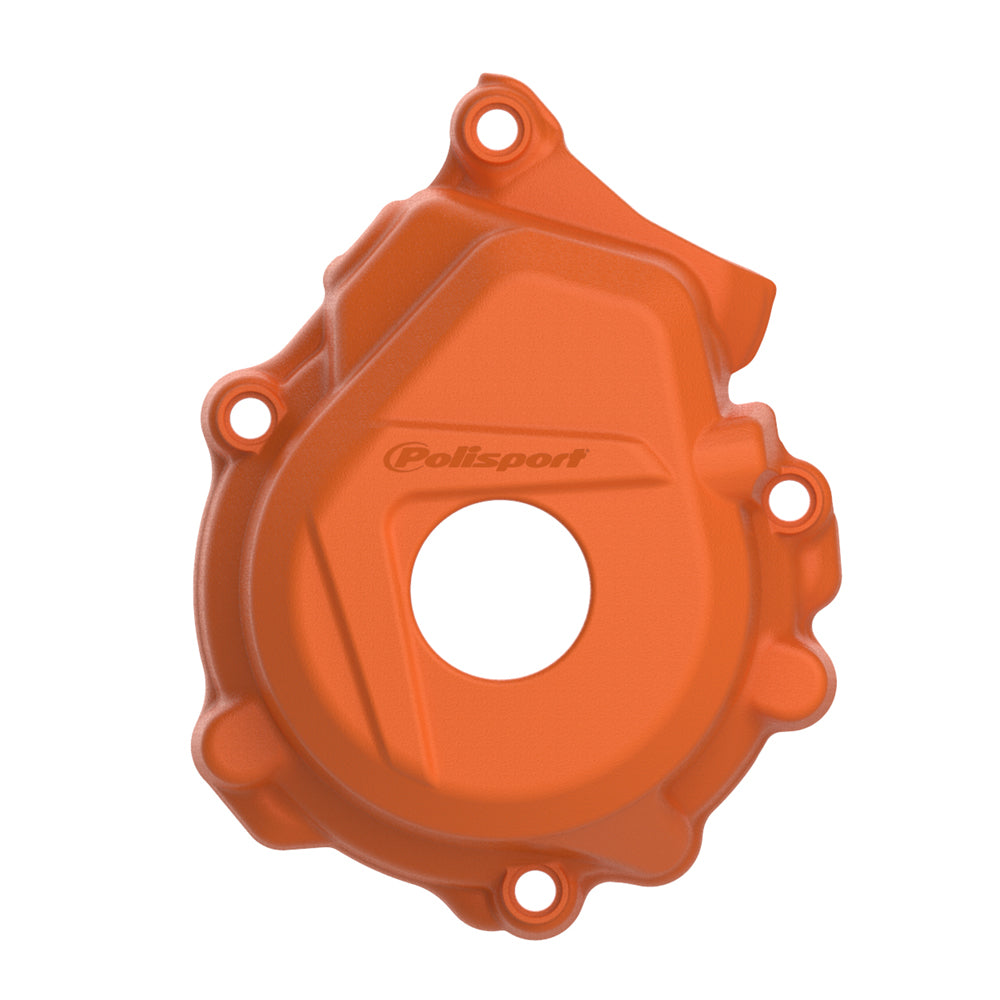 Polisport Ignition Cover Protector KTM/HQV/GAS SX-F250-350 16-22, FC250-350 16-22, MC250F-350F 21-23 Orange