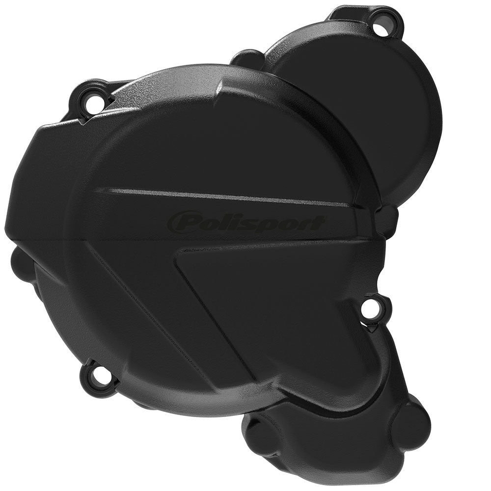 Polisport Ignition Cover Protector KTM/HQV/GAS EXC-TPI/TE 250I-300I 17-23, EC/EX250-300 21-23 Black