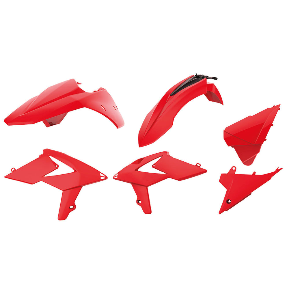 Polisport Plastic Kit BETA 250-520RR 2T+4T 13-17 Red (OEM 15-17)