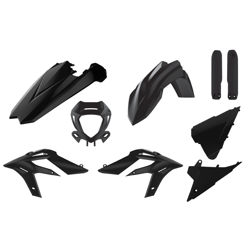 Polisport Plastic Kit BETA 250-300 X-Trainer 20-22 Black