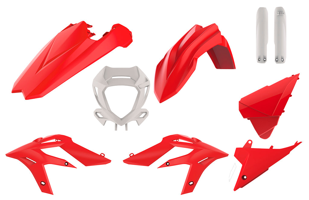 Polisport Plastic Kit BETA 250-300 X-Trainer 20-22 Red/White