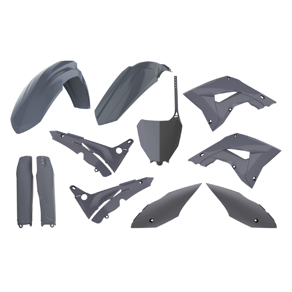 Polisport Plastic Kit HONDA Restyle Kit CR125-250 02-07 (Restyle to CRF450R 17-20) Nardo Grey