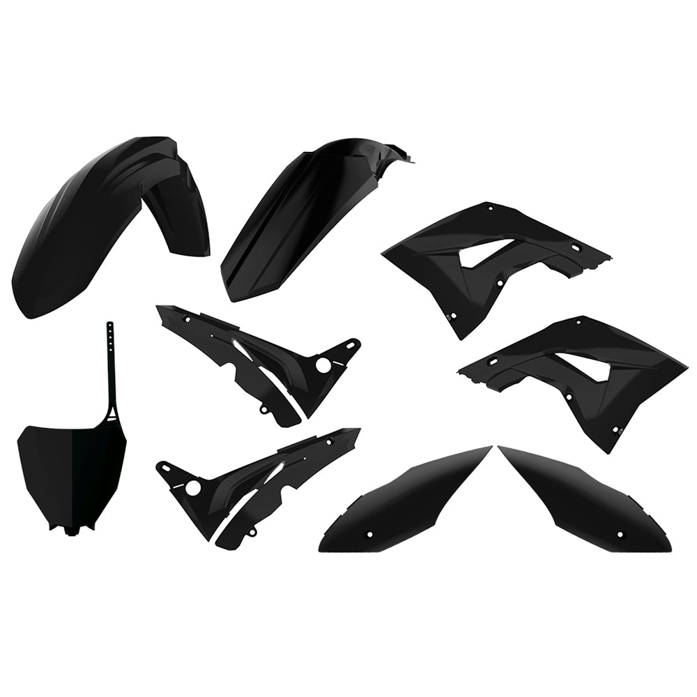 Polisport Plastic Kit HONDA Restyle Kit CR125-250 02-07 (Restyle to CRF450R 17-20) Black