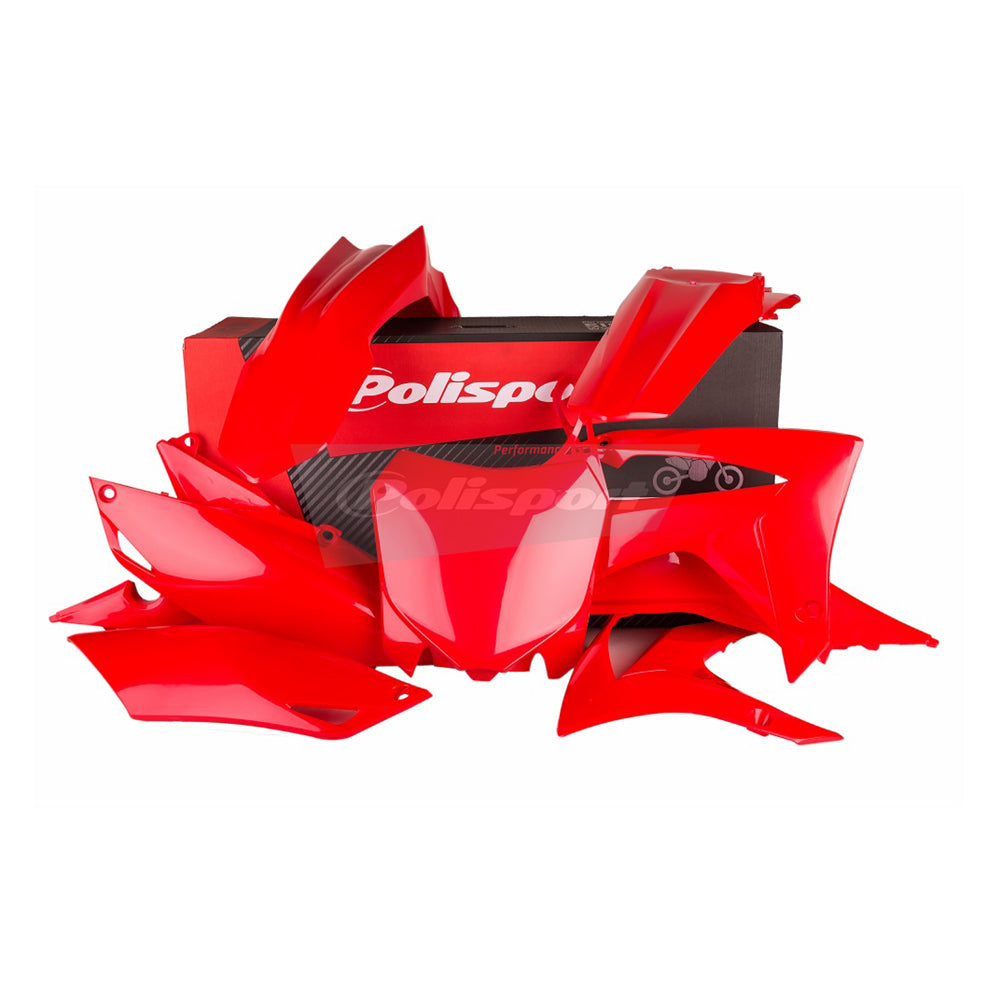 Polisport Plastic Kit HONDA CRF250R 14-17, CRF450R 13-16 Red Inc Fork Guards