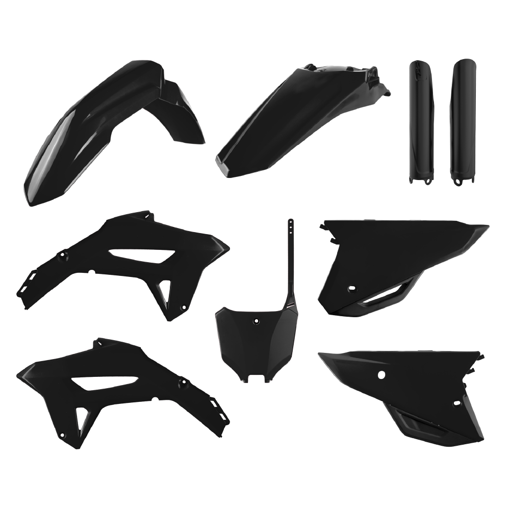 Polisport Plastic Kit HONDA CRF250R 22-24, CRF450R 21-24 Black