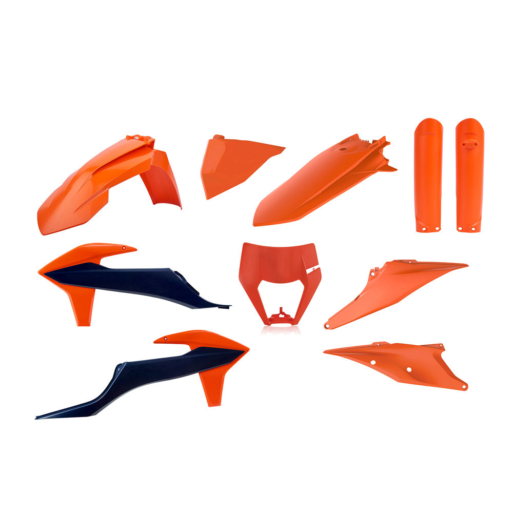 Polisport Plastic Kit KTM EXC/EXC-F 20-23 Inc Fork Guards OEM 2022