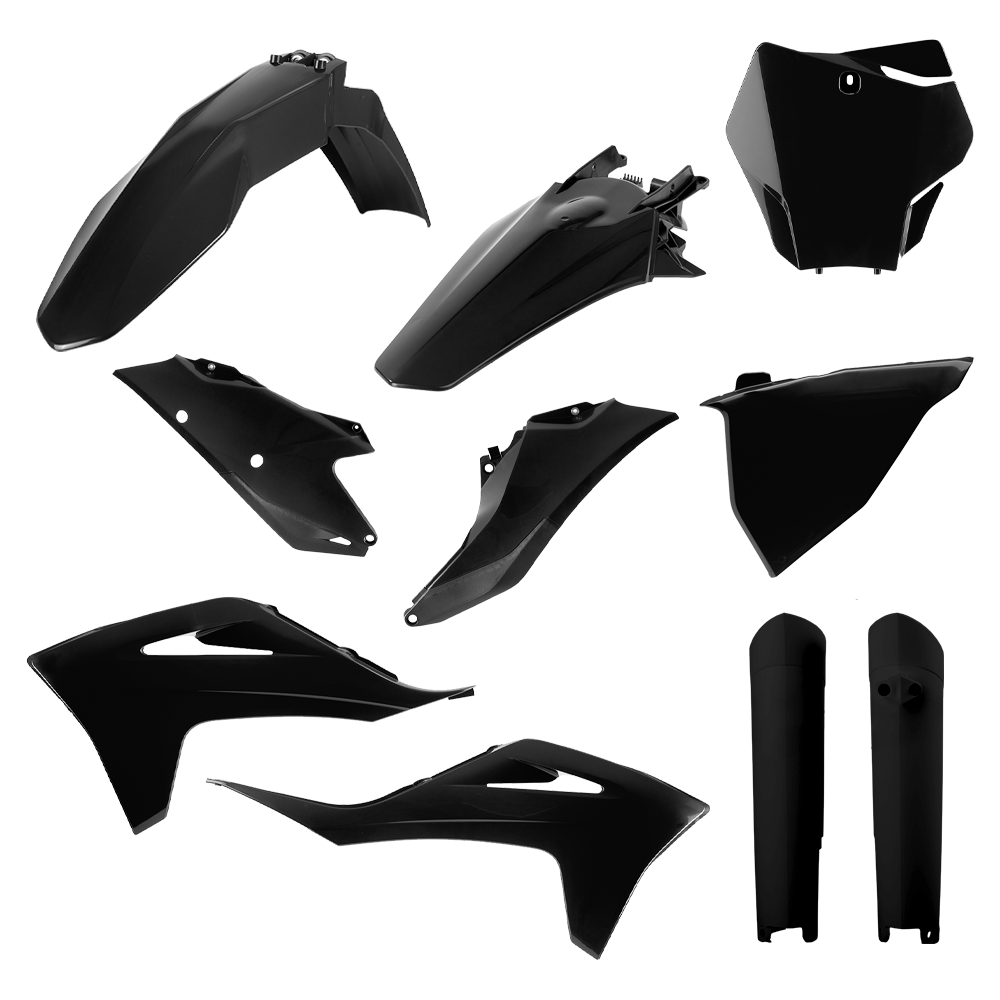 Polisport Plastic Kit GAS GAS MC125-250, MC250F-450F 21-23 BLACK
